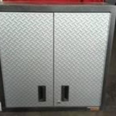 Gladiator Steel Cabinet w Double Diamond Plate Doors