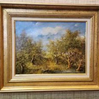 Flemish Painting by Imre Gali ~ 16 in. x 12 in. ~ Framed 23 in x 19 in. ~ Valued at $225
