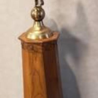 Large Brass Eagle on Ball WDecorative Oak Wood Podium ~ Eagle 25 in. tall x 11 in. wide ~ Podium 40 in. tall