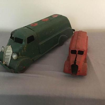 Vintage Metal Toy Trucks