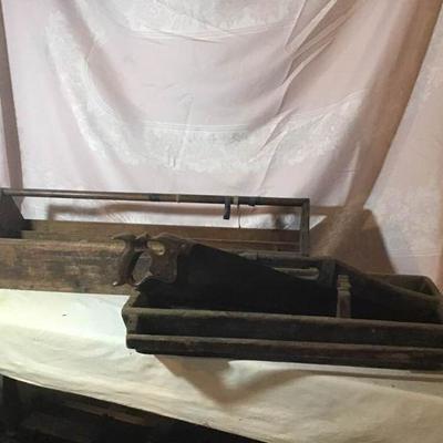 Primitive Wood Carpenters Tool Boxes
