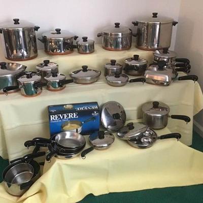 HUGE Revere Ware Collection