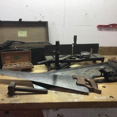 Vintage Mitre Saw, Plane, & More