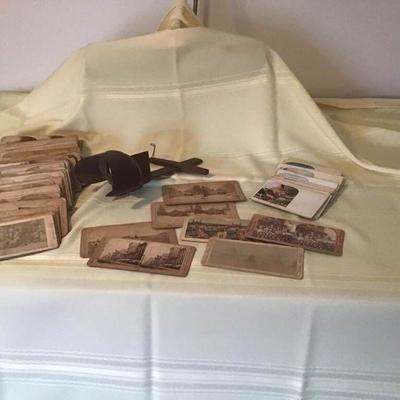 Vintage Stereoscope & Cards
