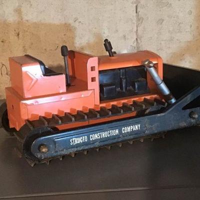 Metal Toy Structo Bulldozer