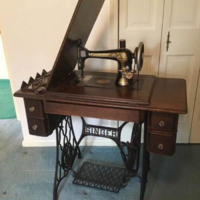Great Grandmas Antique Singer Pedal Sewing Machine