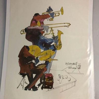 https://www.ebay.com/itm/124124657724 LAN0808: Leo Meiersdorff Jazz Print 10