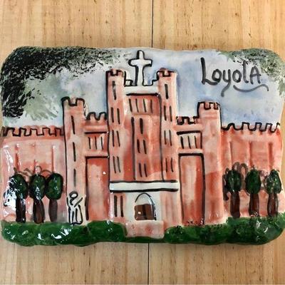 https://www.ebay.com/itm/114176779974 KB0097: Loyola University on Plaster by Jenise $10