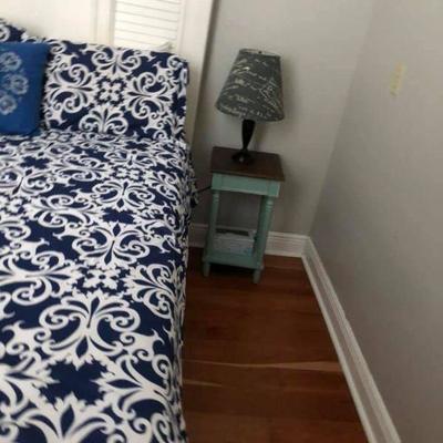 PA017 Bed Frame $125, Mattress $100, Comforter $20, Small Table Turquoise and Wood $35, Lamp $10 .
We will not hold unless Paid for
Venmo...
