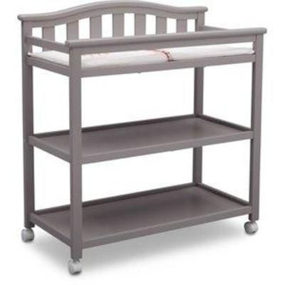 Bell Top Changing Table with Casters, (Choose Your Color) NOT INSPECTED OUTSIDE OF BOX