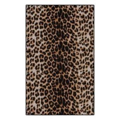 Brumlow Mills Leopard Print Area Rug, 3'4 x 5'