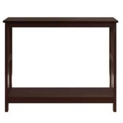 Convenience Concepts Mission Console Table, Espresso NOT INSPECTED OUTSIDE OF BOX