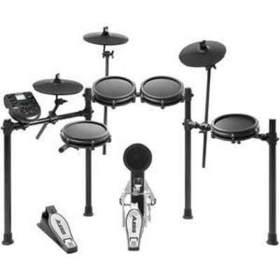 Alesis Drums Nitro Mesh Kit  Eight Piece All Mesh Electronic Drum Kit With Super Solid Aluminum Rack, 385 Sounds, 60 Play Along Tracks,...