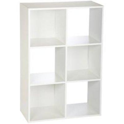ClosetMaid 8996 Cubeicals Organizer, 6-Cube, White NOT INSPECTED OUTSIDE OF BOX