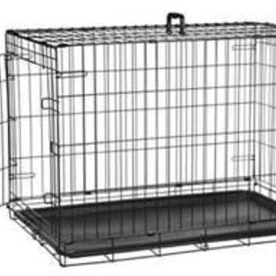 Amazon Basics Single Door L Dog Crate