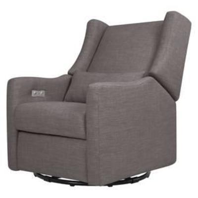 Babyletto Kiwi Glider + Electronic Recliner - Gray Tweed