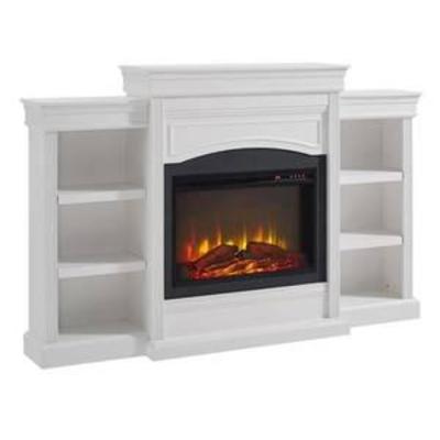 Ameriwood Home Lamont Mantel Fireplace, White