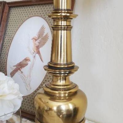 *PRESALE #76 - Brass Tabletop Lamp, 37.5