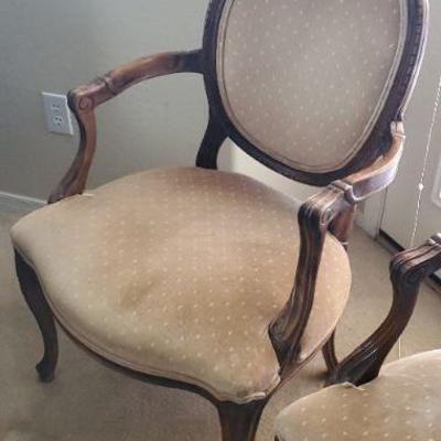 *PRESALE #30 - Antique Accent / Captain Chairs, need to be reupholstered ($35 ea./$60 set)

