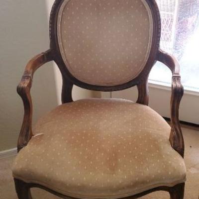 *PRESALE #30 - Antique Accent / Captain Chairs, need to be reupholstered ($35 ea./$60 set)
