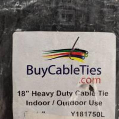 18 Inch Heavy Duty Cable Ties IndoorOutdoor Use