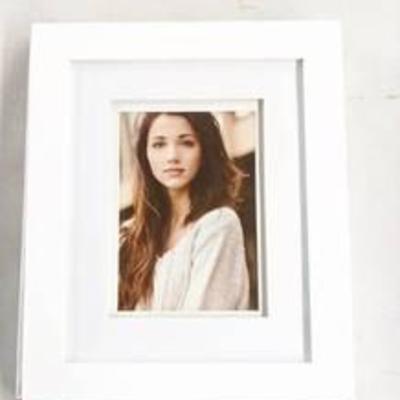 8 x 10 Double Matted Frame White