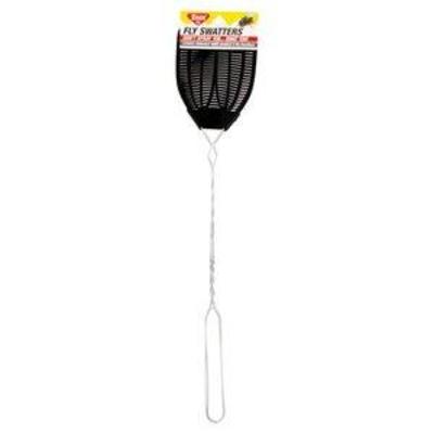 Enoz Fly Swatter Wire Handled Plastic Fly Swatter Assorted Colors 2 Ct