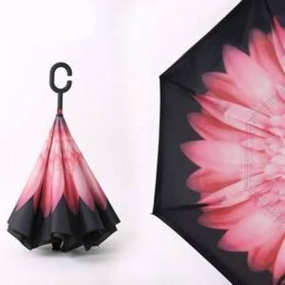 Double Layer Inverted Flower Windproof Umbrella