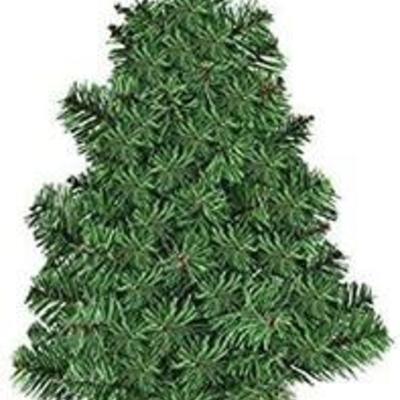 Goplus 2 Ft Christmas Tree Tabletop Artificial PVC Green Spruce Tree in Burlap Base