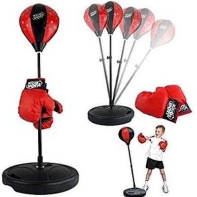 Liberty Imports Sport Boxing Set Punching Bag with Gloves