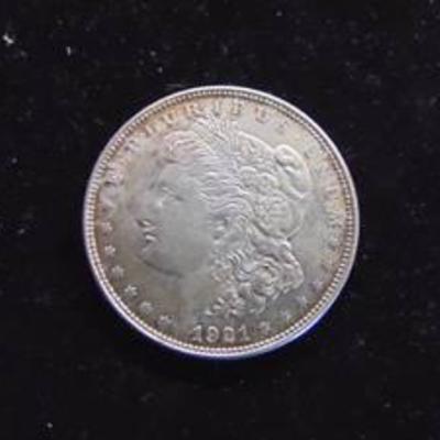 1921 Morgan Silver Dollar - Circulated - Ungraded