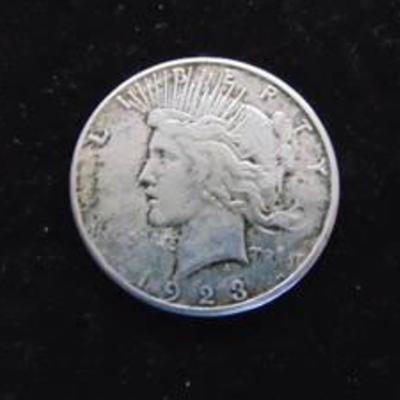 1923 Peace Dollar - Silver - Circulated - ungraded