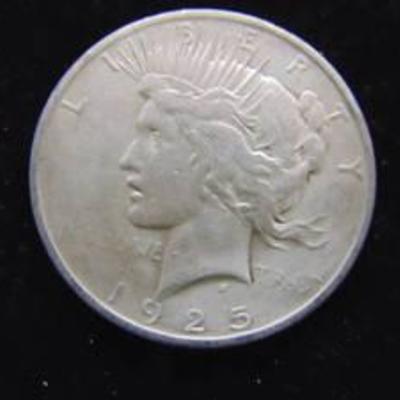 1925 Peace Dollar - Silver - Circulated - ungraded