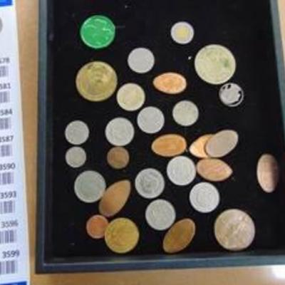 Miscellaneous Foreign Coins Tokens and More