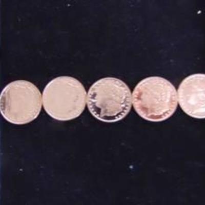 5 - 1 Oz. Copper Round - Morgan Dollar Design -