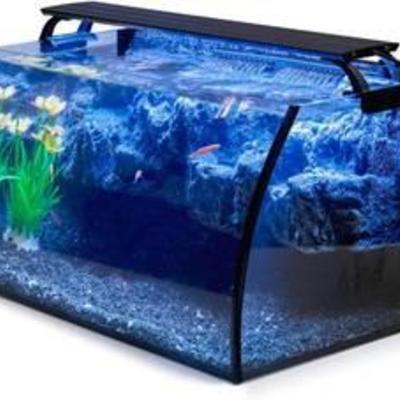 Hygger Horizon 8 Gallon LED Glass Aquarium
