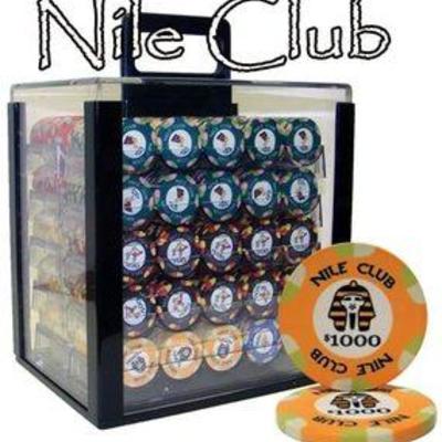 Brybelly 1,000 Ct Nile Club Poker Set