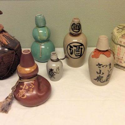 MVF057 Vintage Ceramic Sake Bottles