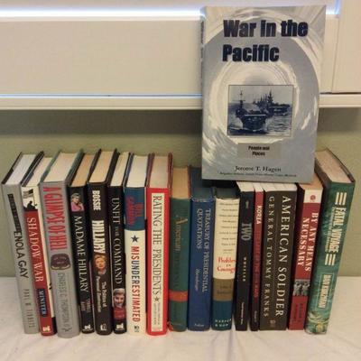 MVF044 Books Of US Leaders & Military History 