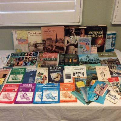 MVF088 Vintage Maps, Travel Guides, Post Cards, Books & More!