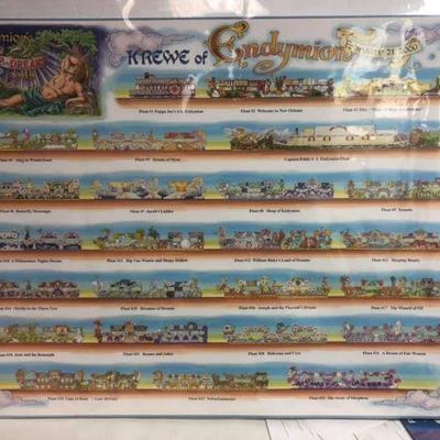 https://www.ebay.com/itm/114163279360 Cma2004 18.5x24 HxW. Poster featuring the floats from the 2009 Endymion parade. 