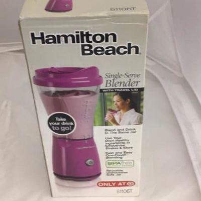 https://www.ebay.com/itm/124128667975 KB0043: Hamilton Beach Single Serve Blender $10