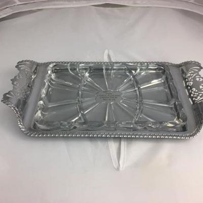 https://www.ebay.com/itm/124128659428 KB0034: Metal and Glass Tray Set $40