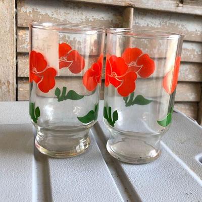 https://www.ebay.com/itm/124128743213 LAN0818 (2) 1980 Floral Pattern OJ Glasses Local Pickup $10