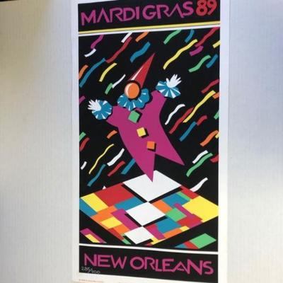 https://www.ebay.com/itm/124128749244 LAN9999: Mardi Gras 1989 Print $20