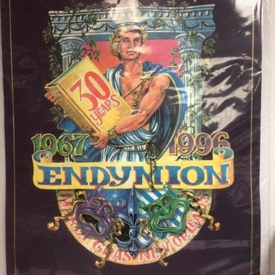 https://www.ebay.com/itm/124135536195 Cma2005 30x23 HxW. Poster commemorating the 30th anniversary of the krewe of Endymion. $40