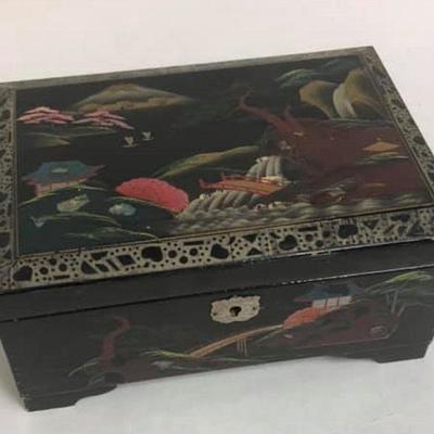 https://www.ebay.com/itm/124142953626 Cma2017: â€œOrtiental Designâ€ Jewlery Box w/ Windable Music Box $18