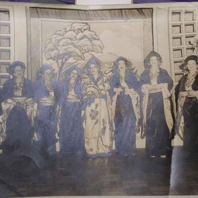 https://www.ebay.com/itm/114158184315 BOX 54: 1940s ERA BLACK AND WHITE PICTURE OF LADIES IN COSTUME MARDI GRAS MYSTIC KREWE OF...