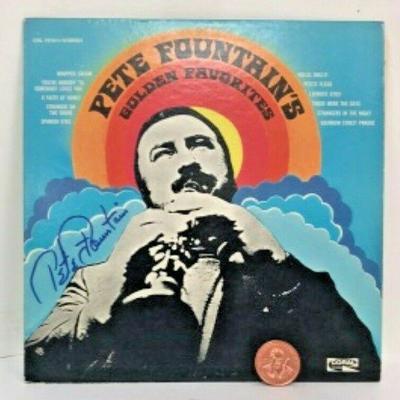 https://www.ebay.com/itm/123952007900 WY3011: PETE FOUNTAIN GOLDEN FAVORITES LP SIGNED WITH DOUBLOON