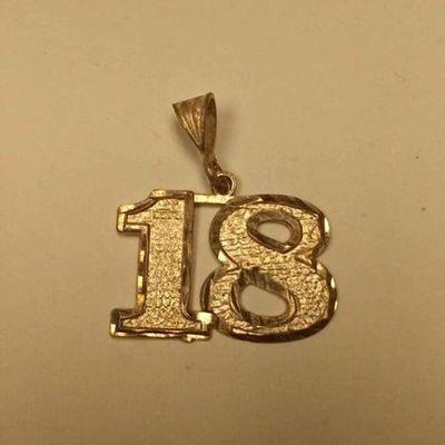 https://www.ebay.com/itm/114163339127 Rxb009 STERLING SILVER CHAIN FAB OF THE NUMBER 18 WEIGHT 3.3 GRAMS $10